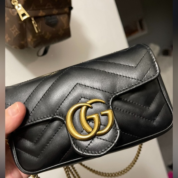 Marmont mini black gucci bag - Picture 1 of 1